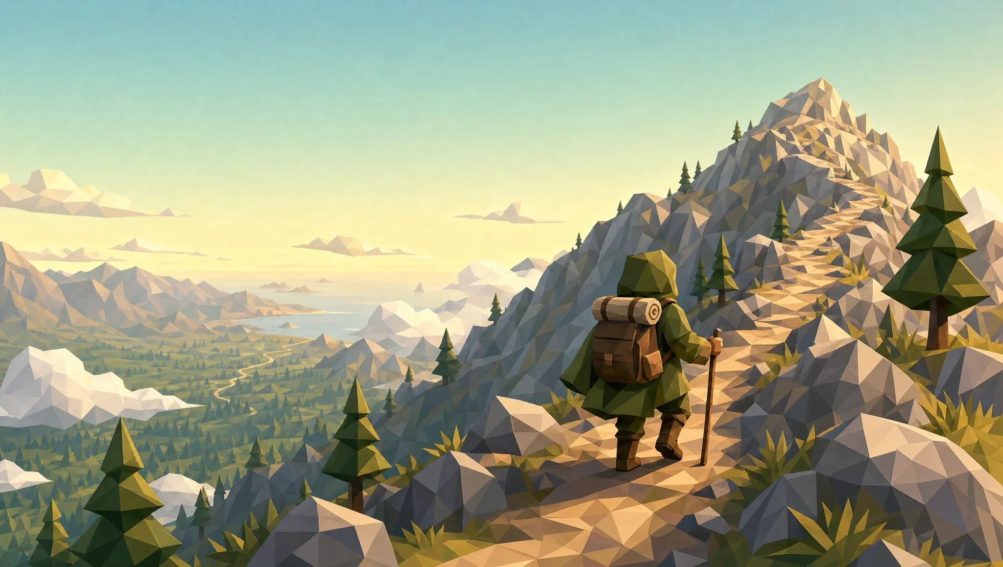 Discover: low-poly scene from the Respec journey